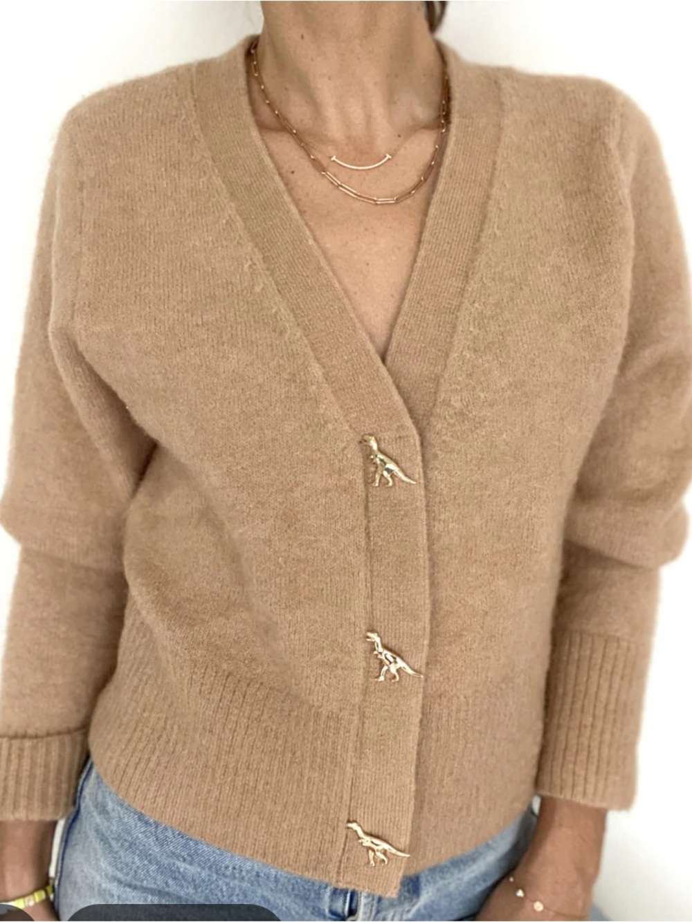 & Other Stories Dinosaur Cardigan - Picture 2 of 7